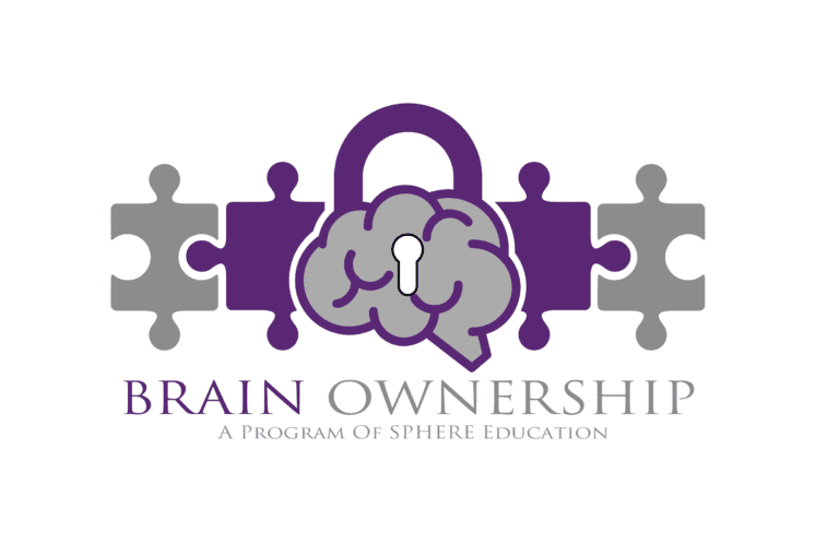 Brain Ownership Logo symbolizes unlocking the brain to fill in the pieces