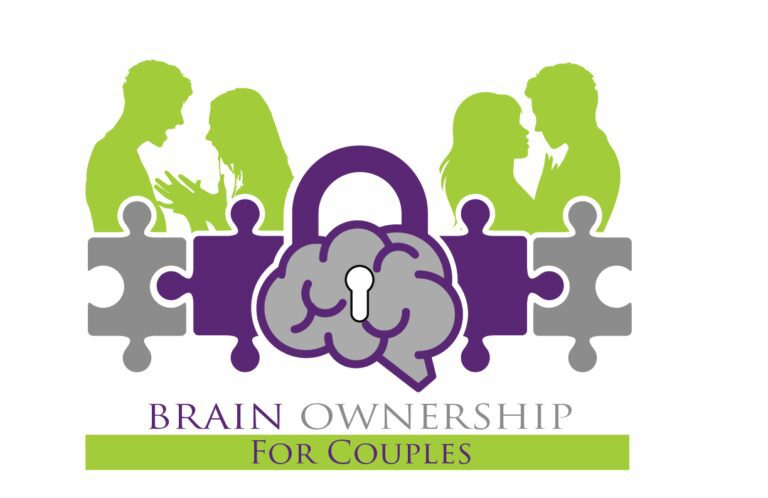 Brain Ownership For Couples Logo symbolizes unlocking the brain to fill in the pieces for couples dealing with personal relationships